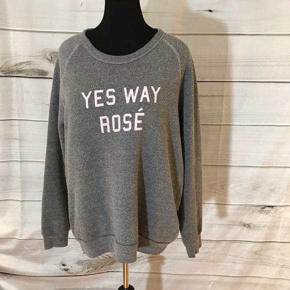Yes Way Rose Tops - Yes Way Rose Sweatshirt (XL)